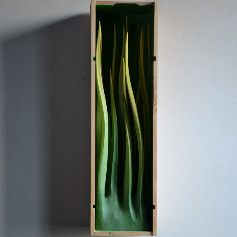 Gregor Prugger - Taste of wine - lime wood 40 x 15 cm 2010