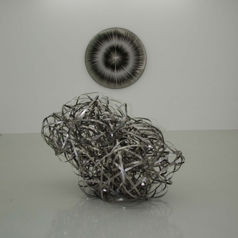 Philipp Eyrich - Exhibition View - iron steel 2018