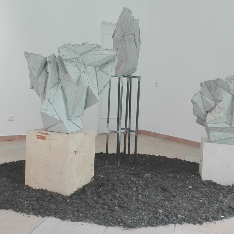 Philipp Eyrich - Vase - concrete sculptures 2019