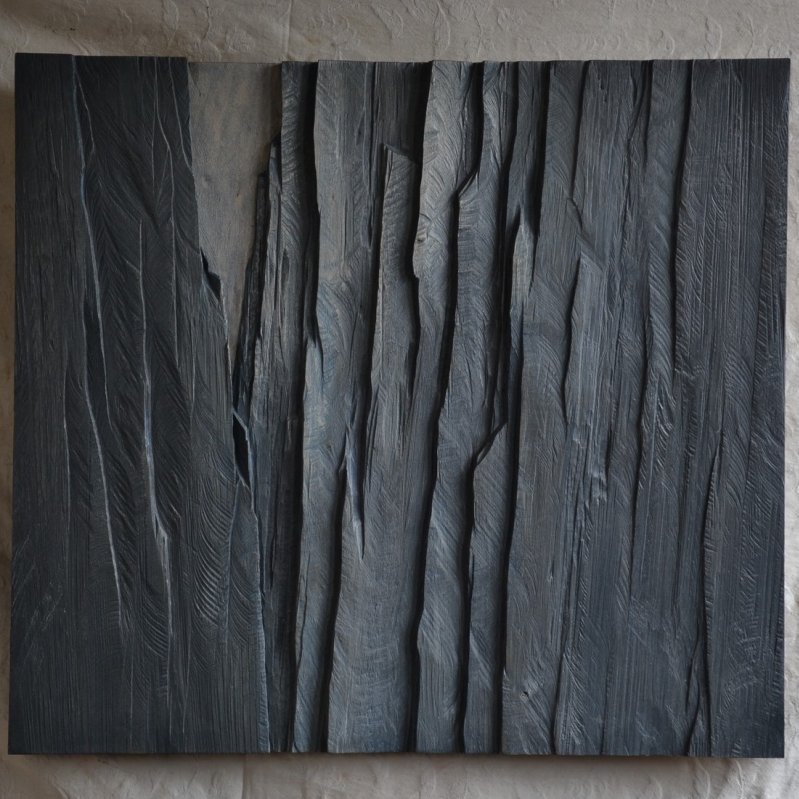 Gregor Prugger -  Struktur - lime wood 80x90 cm 2007