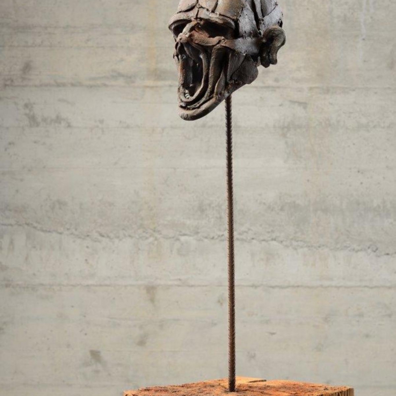 Diego Perathoner - "Untitled" Eisen, Holz 2013