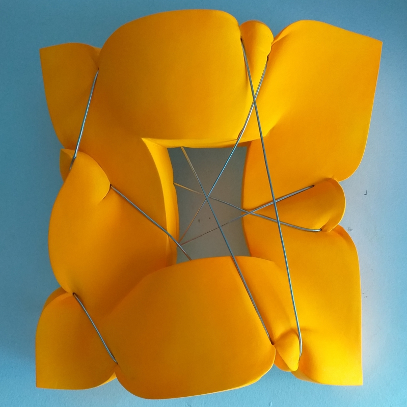 Egon Digon - - orange- 39x40 cm 2019