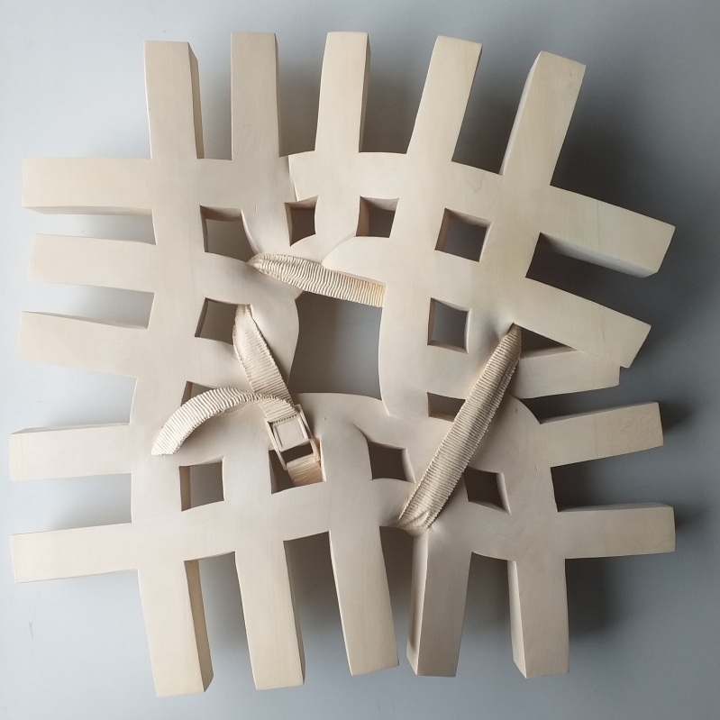 - Egon Digon - squeezed- 67x67 cm 2020