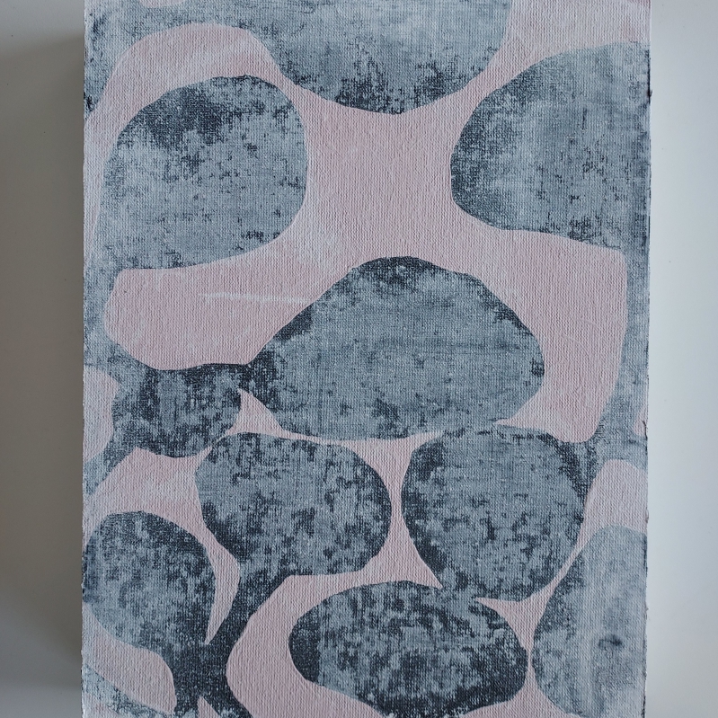 Elisa Alberti - Without Title_2019_Acryl on wooden panel_24x18x3 cm