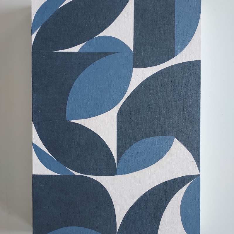 Elisa Alberti - Shapes_2020_Acryl and lack on wooden panel_ 30x20x3 cm