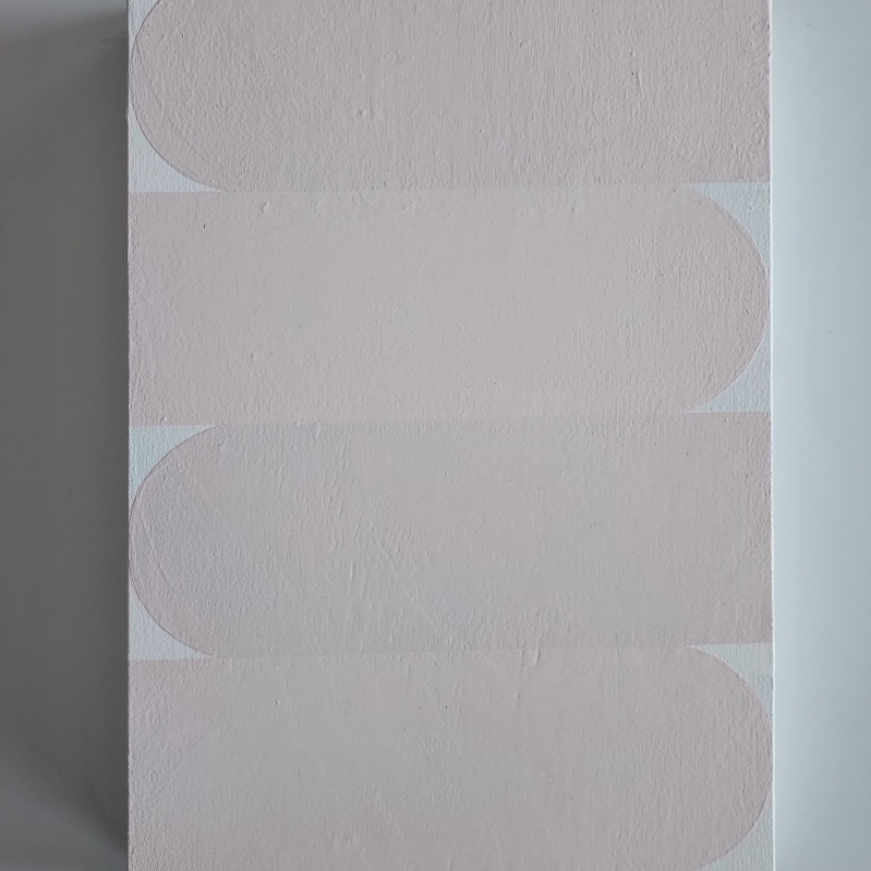 Elisa Alberti - Shapes_2020_Acryl and lack on wooden panel_ 30x20x3 cm