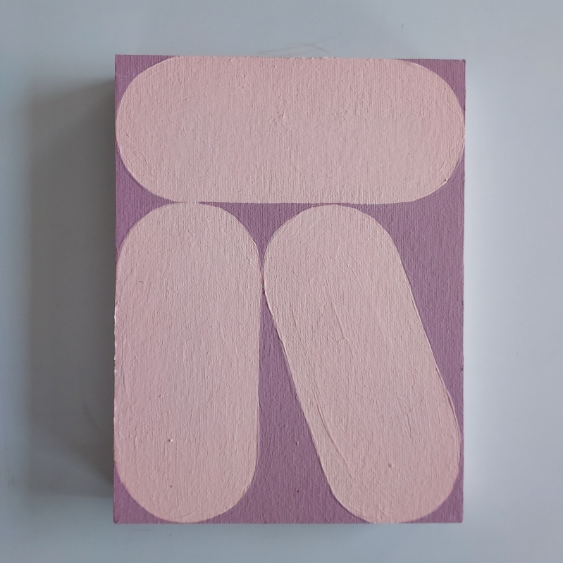 Elisa Alberti - Without Title_2019_Acryl on wooden panel_24x18x3 cm
