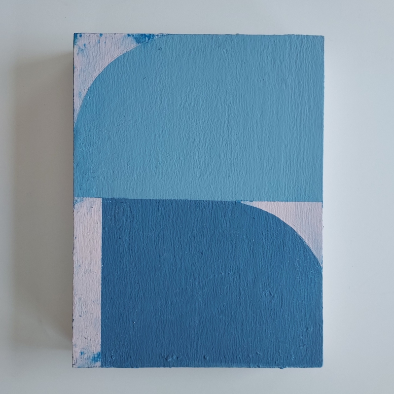  - Without Title_2019_Acryl on wooden panel_24x18x3 cm