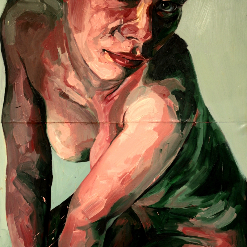 Harald Plattner - Untitled_ oil on canvas_200x100cm_2013 