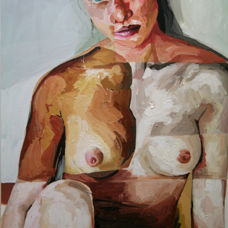 Harald Plattner - Puzzled Woman_oil on canvas_150x100cm_2009