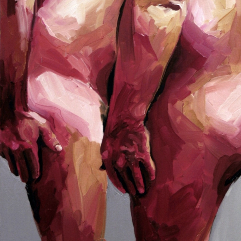 Harald Plattner - Der Steppenwolf_oil on canvas_132x70cm_2012 