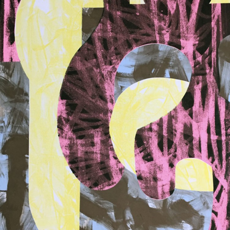 Roland Barth - Screenpainting in four layers on heavy cardboard (3mm)_70x100cm_2020