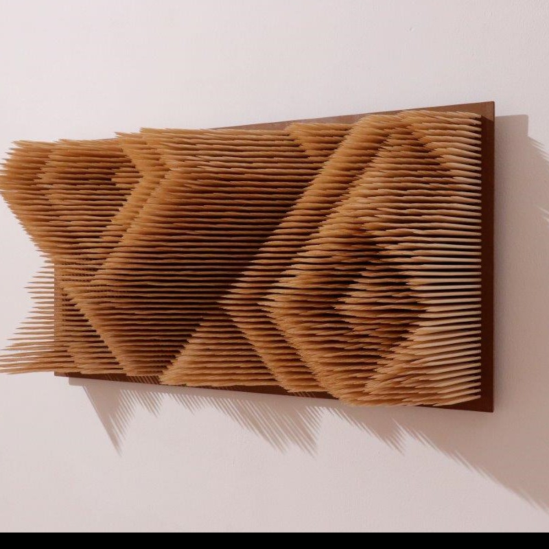 Daniel Mirchev - Daniel Mirtschew_Blur II_99x48 x24 c_bamboo & MDF 