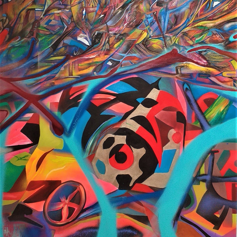 Nahuel Rinaudo - Nahuel Rinaudo_Liminality_120x100 cm_2022_acryl spray on canvas