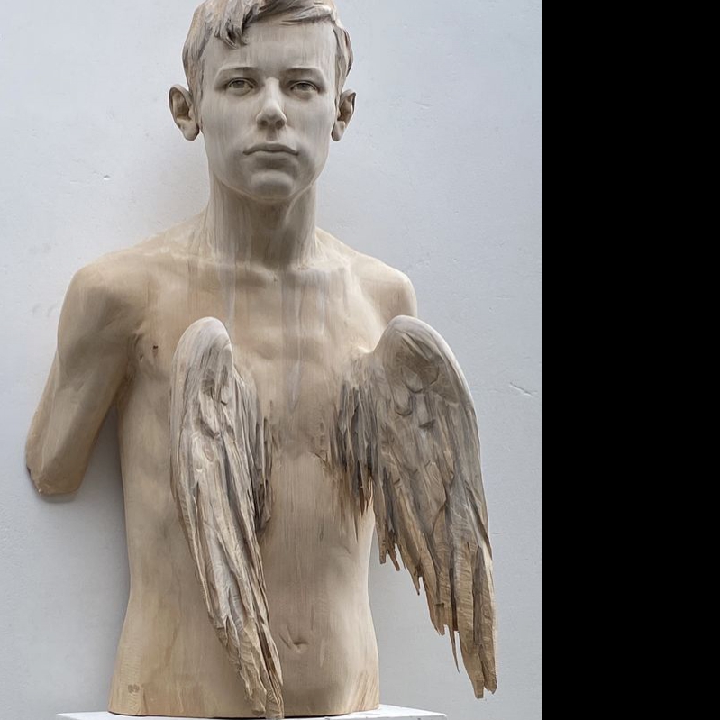 Leo Ferdinando Demetz - Leo Ferdinano Demetz_Ribirth_tiglio_125cm